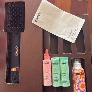 Amika 2-in-1 Double Agent Styler Set with 4 products- BRAND NEW